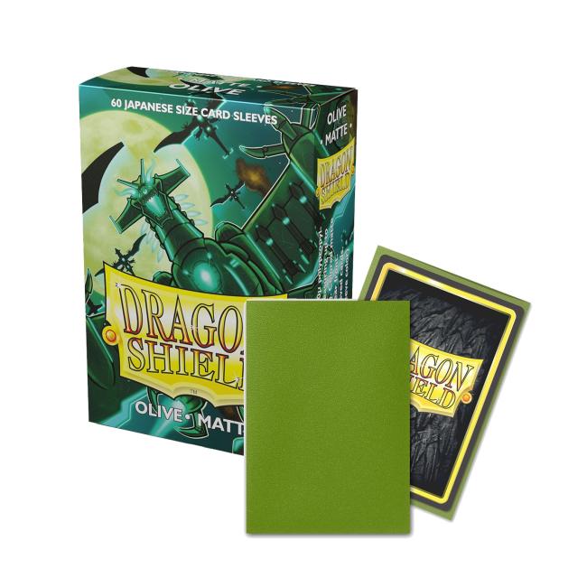 Olive Green Sleeve Card Protectors
