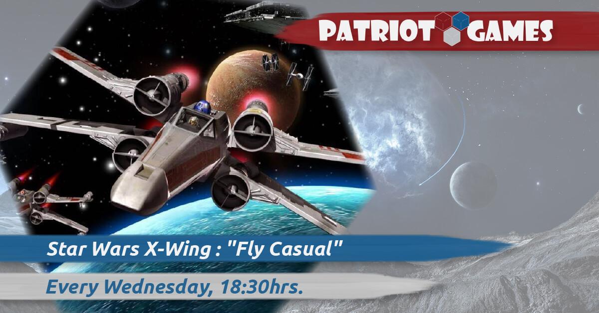 star wars x wing fly casual weekly