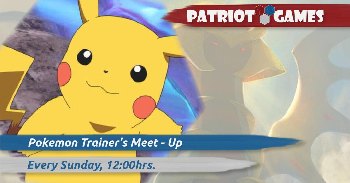 pokemon league weekly trainer's meet up