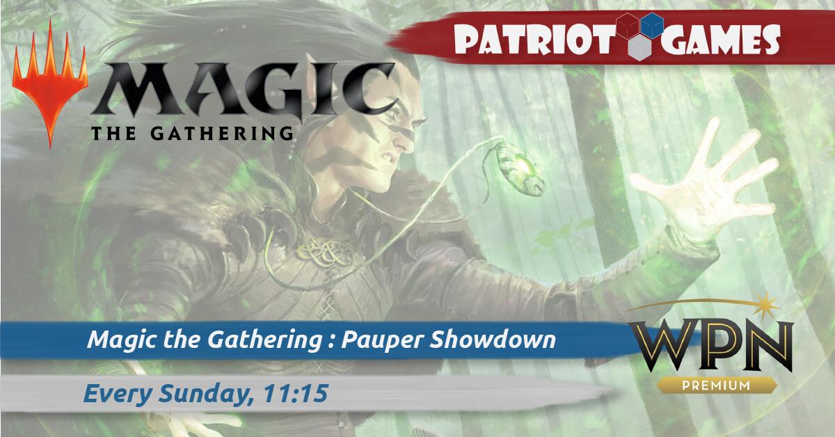 magic the gathering pauper showdown sunday mtg