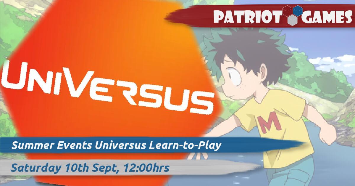 summer events universus learn to play