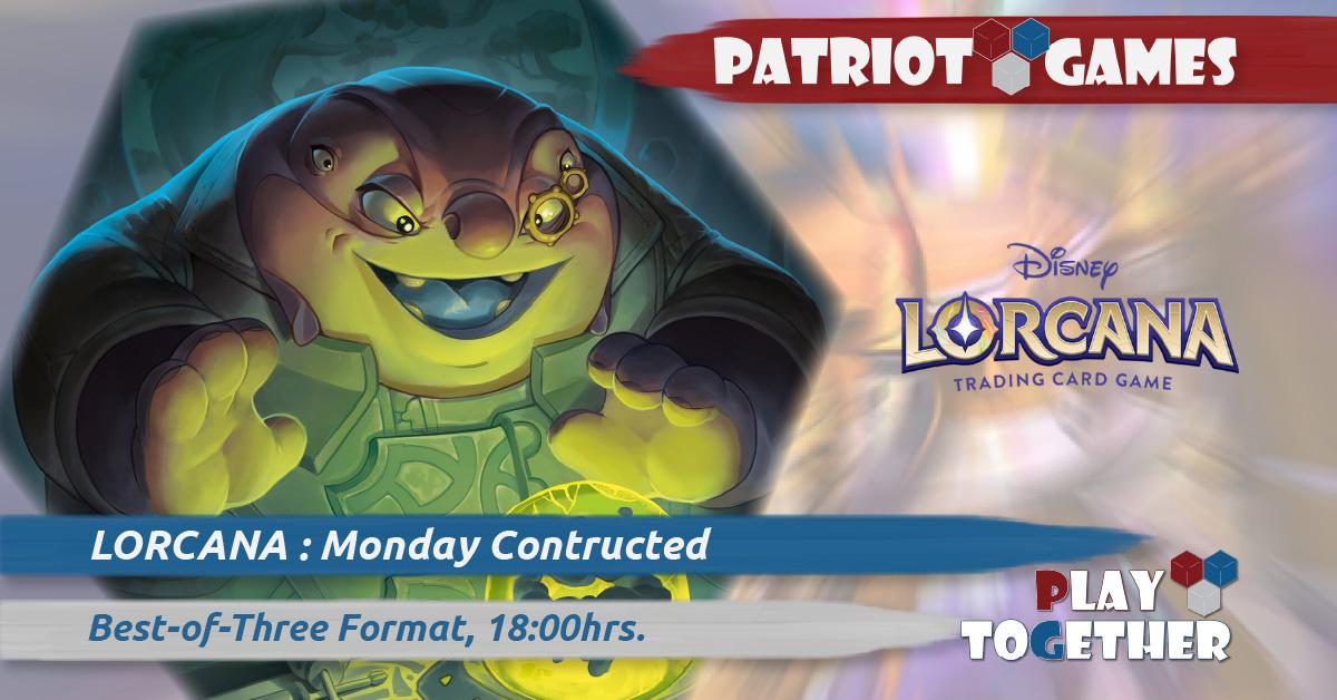 Lorcana Constructed Best of Three 18:00hrs