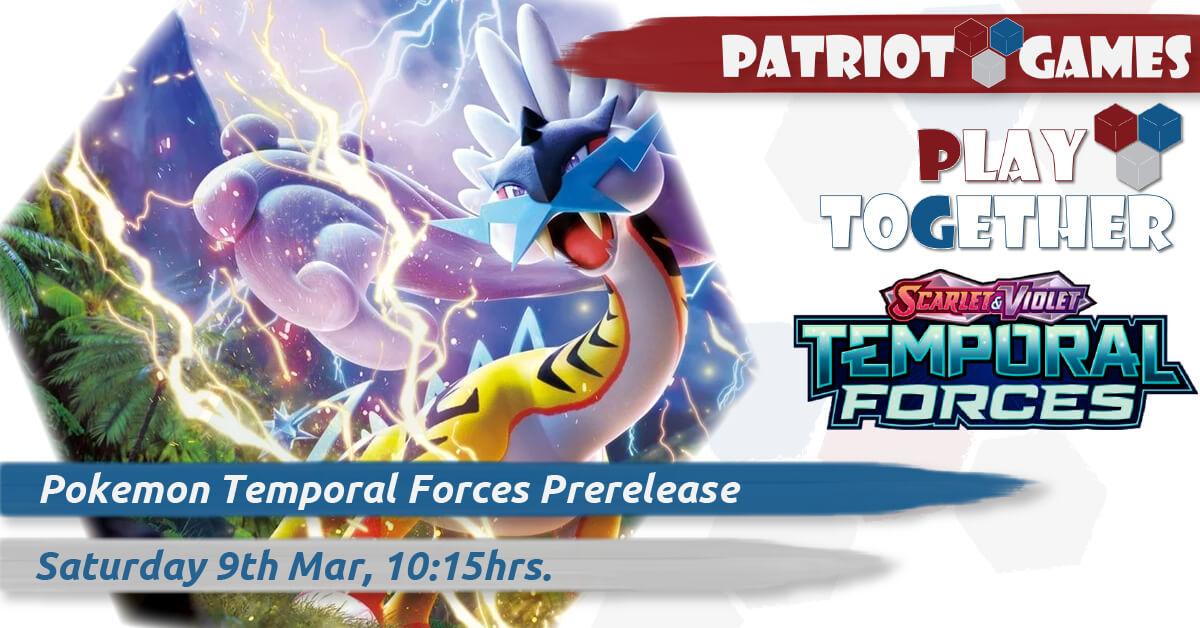 temporal forces pokemon prerelease ticket