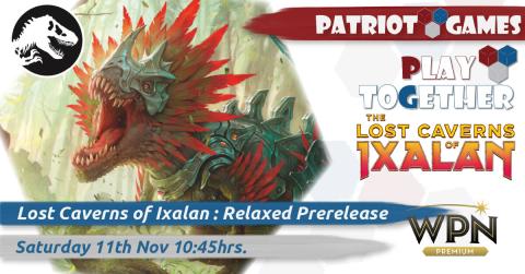 lost caverns of ixalan saturday relaxed prerelease