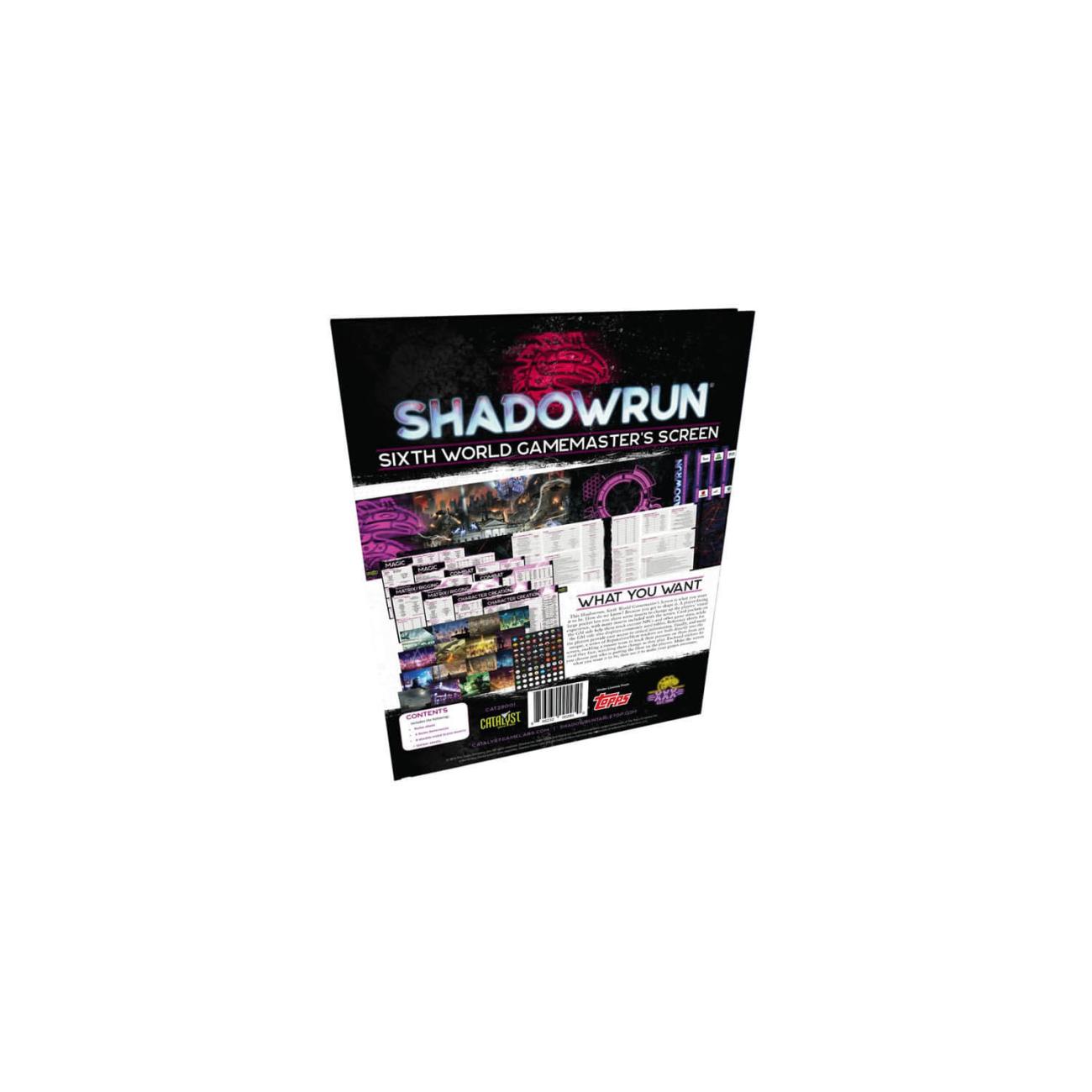 Shadowrun Sixth World Gamemaster's Screen