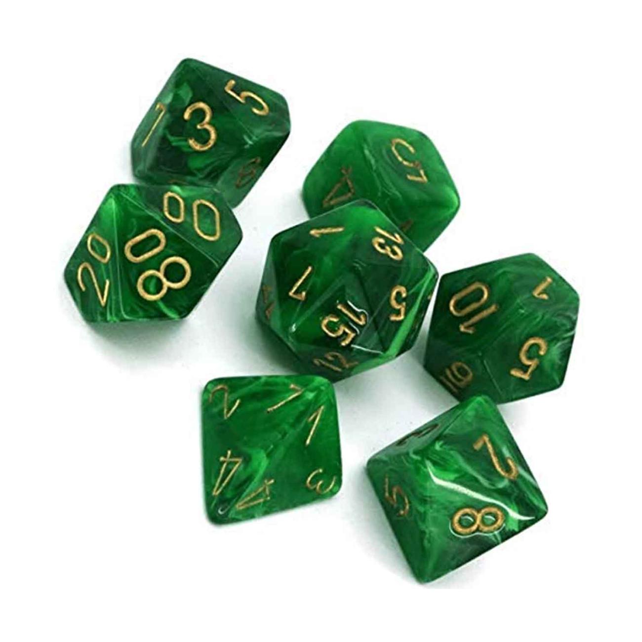Vortex Green/Gold: Polyhedral Set (7)