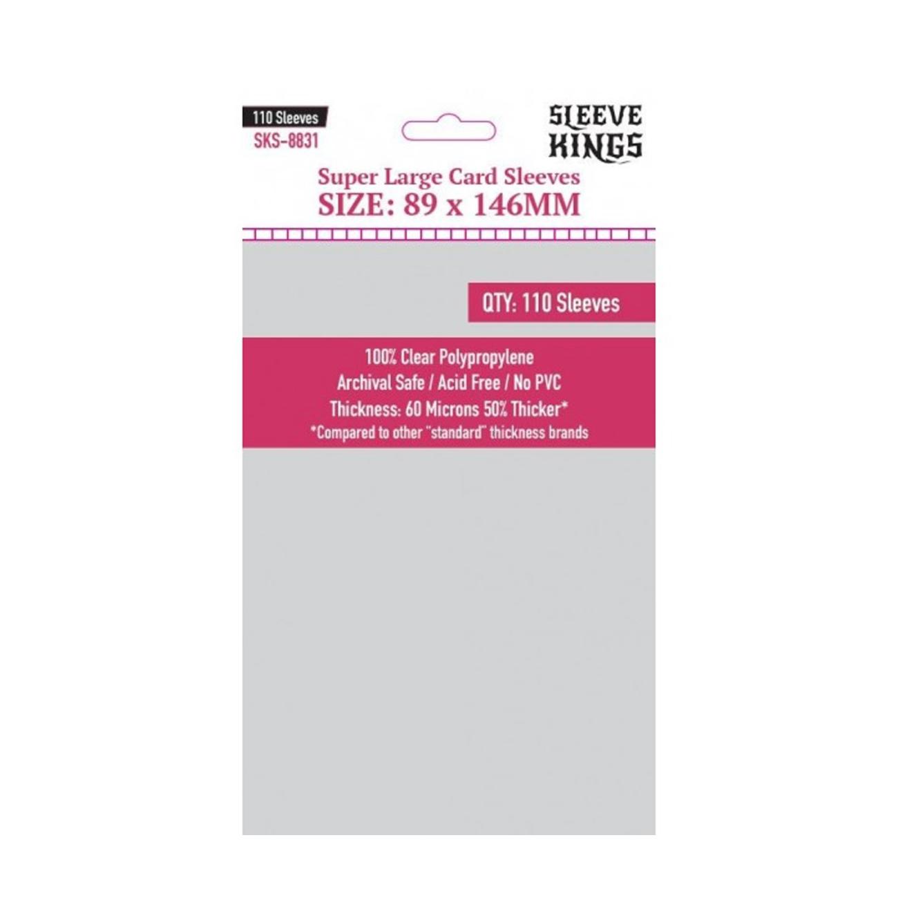 Super Large (89x146mm) Card Sleeves Sleeve Kings