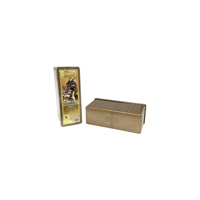 Dragon Shield: 4 Compartment Box: Gold