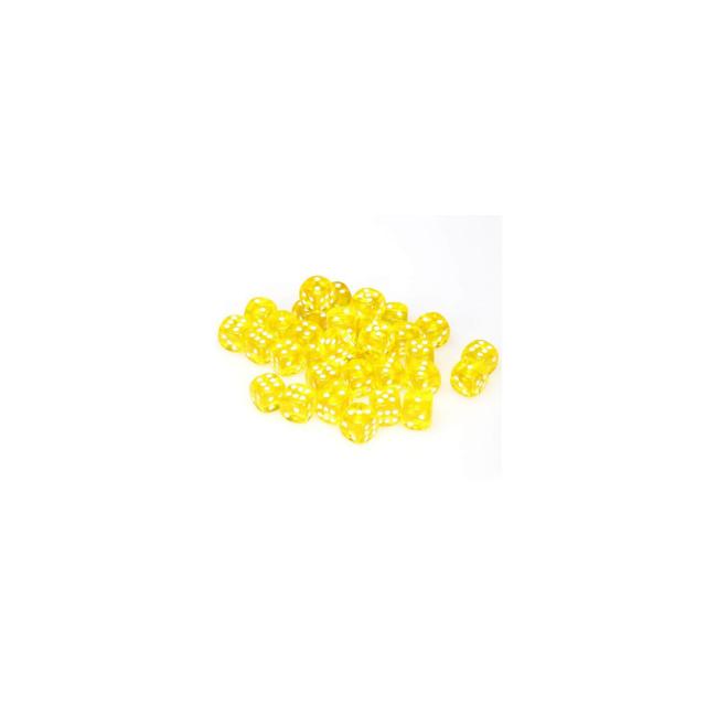 Translucent Yellow: D6 12mm (36)