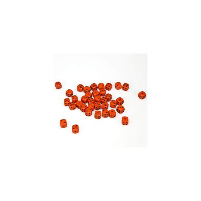 Opaque Orange: D6 12mm (36)