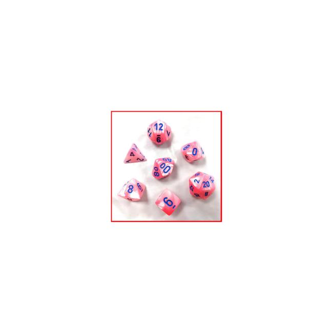 Lab Lustrous Pink: Polyhedral Set (7)