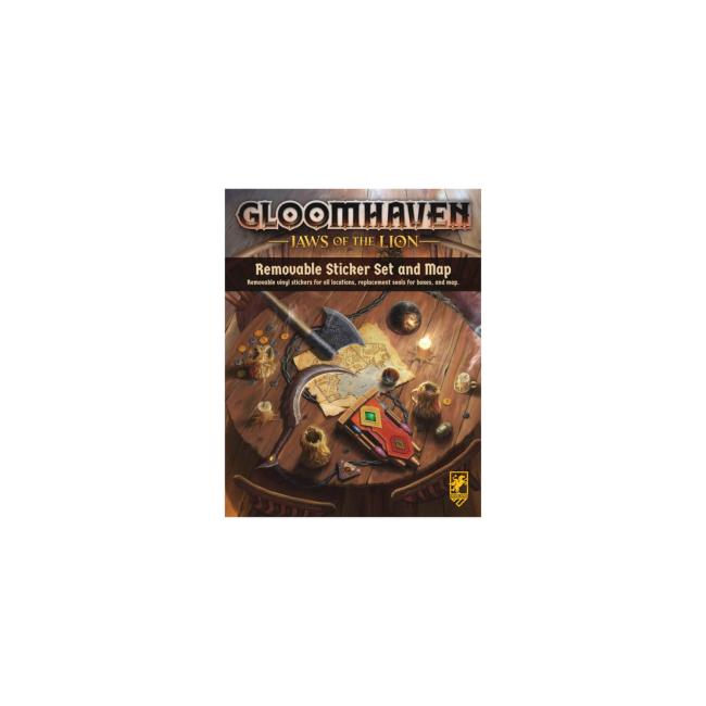 Gloomhaven : Jaws of the Lion Removable Sticker Set & Map