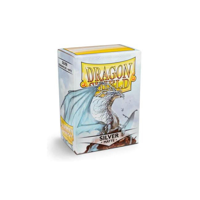Dragon Shield: Standard Size: Matte Silver: (100)