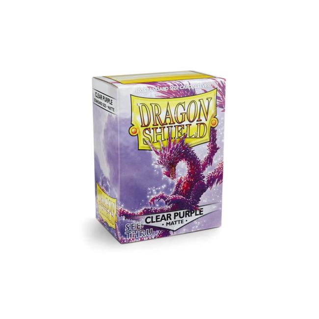Dragon Shield: Standard Size: Clear Purple: (100)