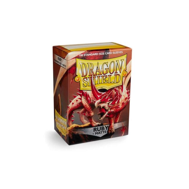 Dragon Shield: Standard Size: Matte Ruby: (100)