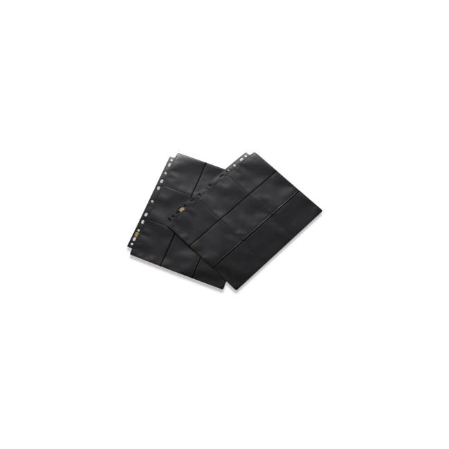 Dragon Shield: 18-Pocket Pages Side Loading: Black (1)