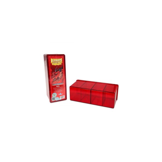 Dragon Shield: 4 Compartment Box: Red