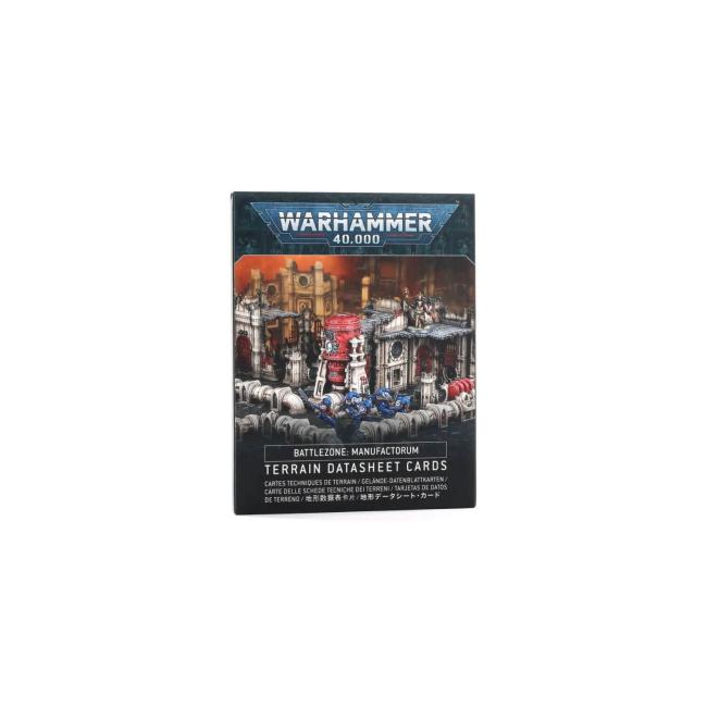 Warhammer 40K: Battlezone, Manufactorum - Terrain Datasheet Cards