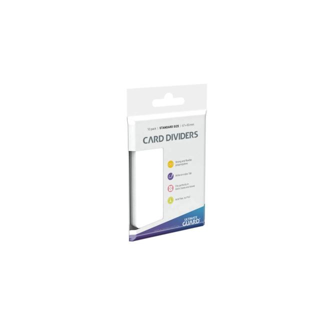 Ultimate Guard: Card Dividers: White: (10)