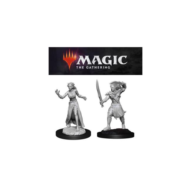 Magic the Gathering Unpainted Miniatures: Vampire Lacerator & Vampire Hexmage