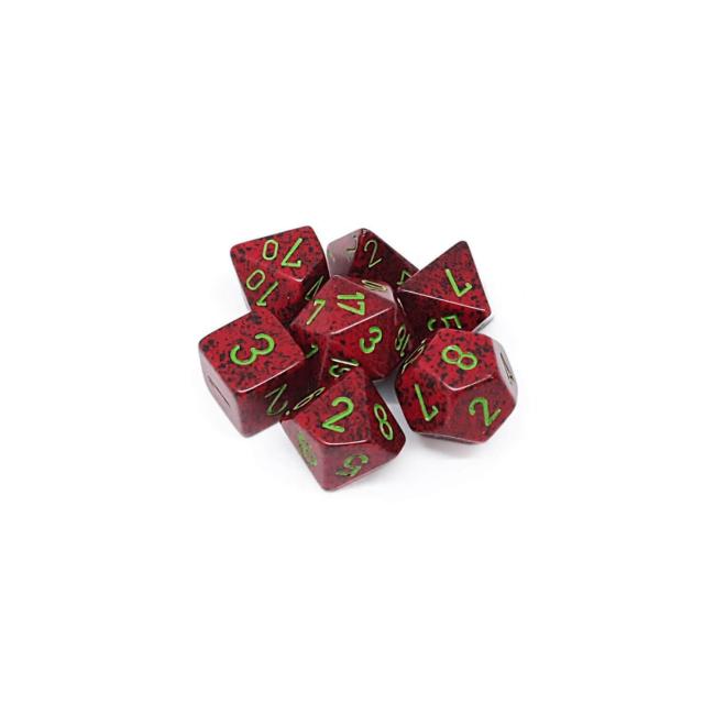 Speckled Strawberry: Polyhedral Set (7)
