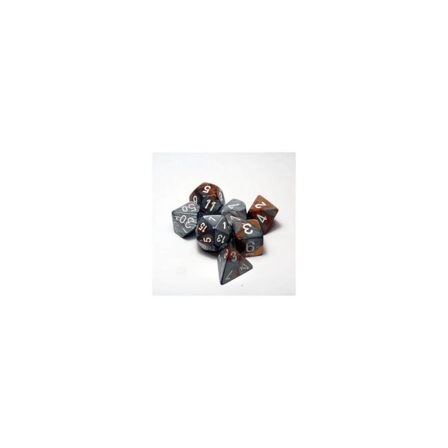 Gemini Copper/Steel: Polyhedral Set (7)