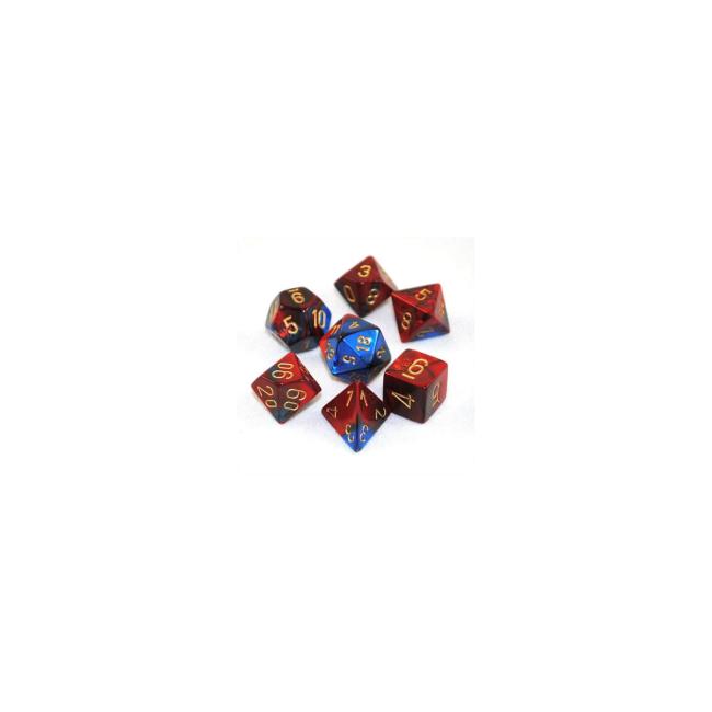 Gemini Blue/Red: Polyhedral Set (7)