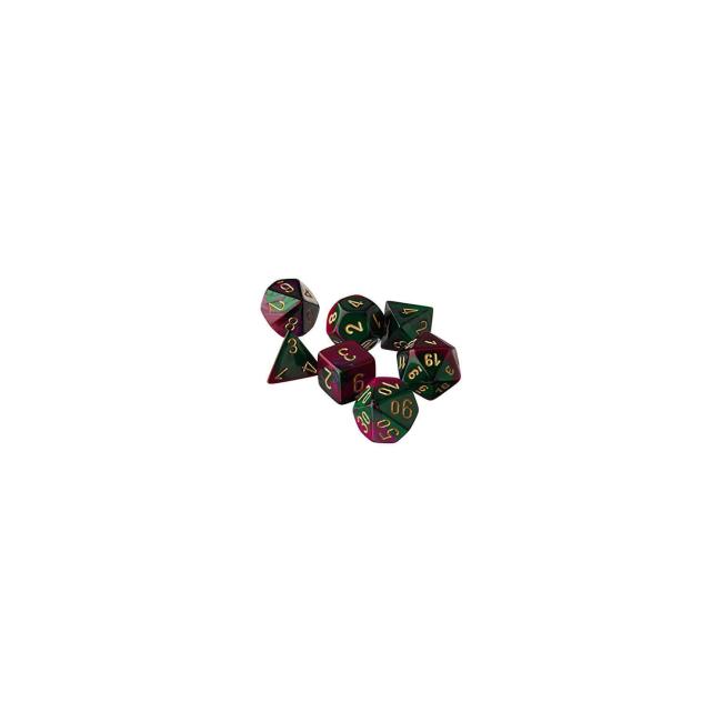 Gemini Green/Purple: Polyhedral Set (7)