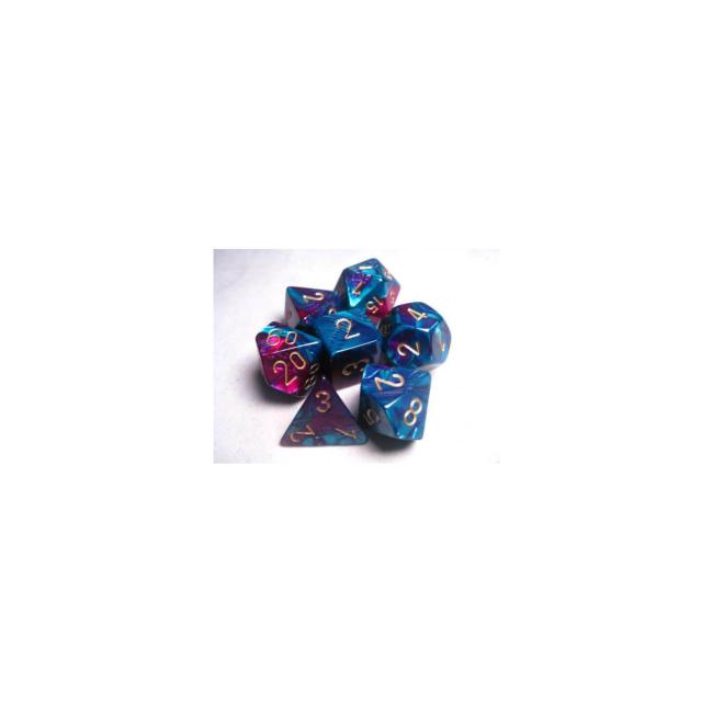 Gemini Purple/Teal: Polyhedral Set (7)