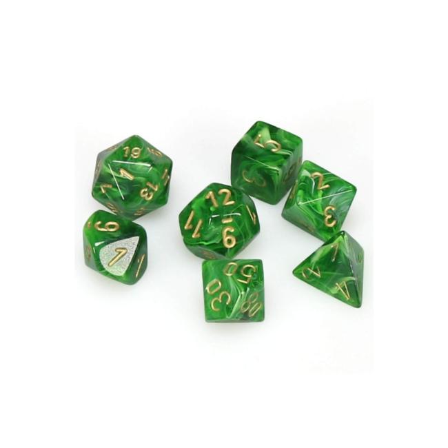 Vortex Green/Gold: Polyhedral Set (7)