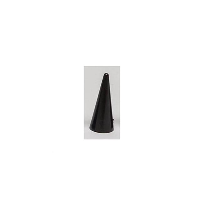 Plastic Cones: 15x35mm: Black: (10)