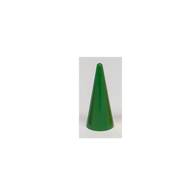 Plastic Cones: 15x35mm: Green: (10)