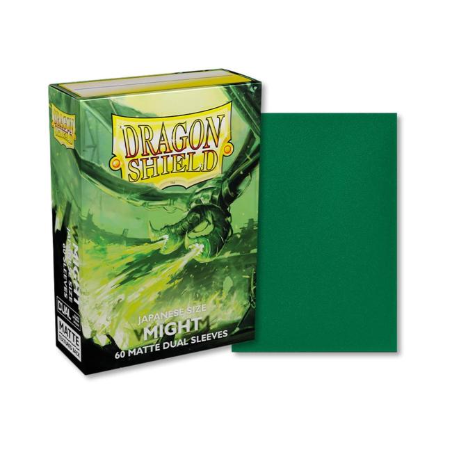 Japanese Size Dragons Shield Sleeves Might Box Front
