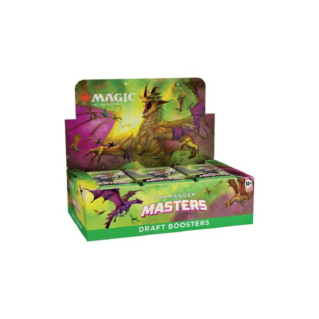 commander masters draft booster display