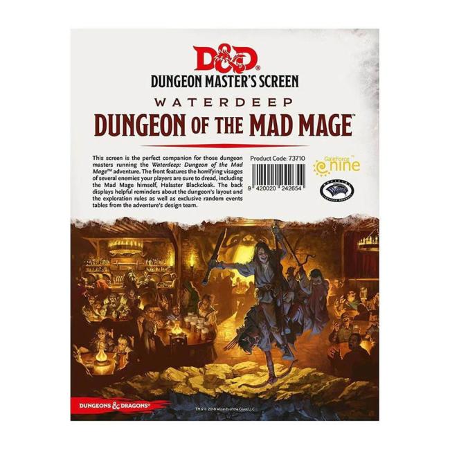 Dungeons & Dragons Dungeon of the Mad Mage GM Screen