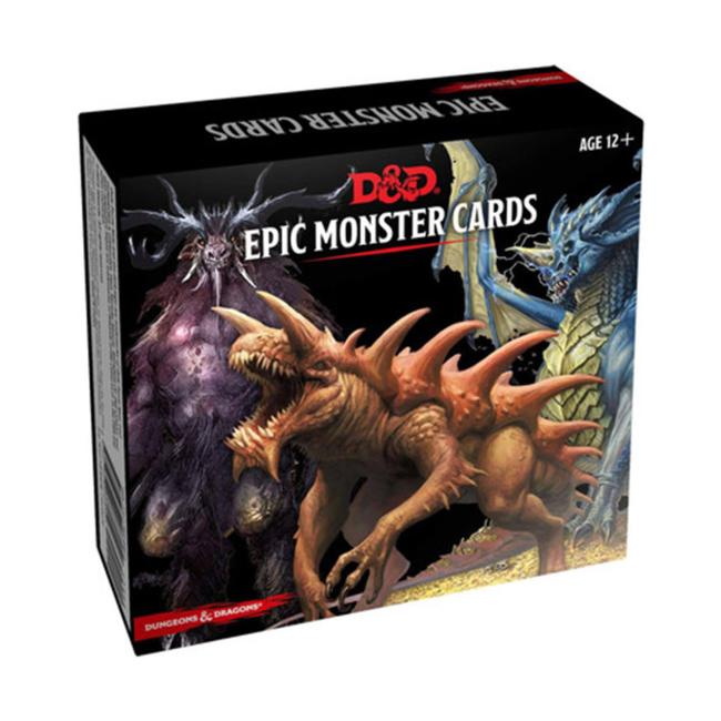 D&D Monster Cards Epic Monsters