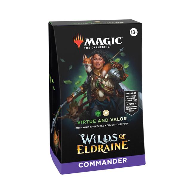 wilds of eldraine virtue and valor commander deck