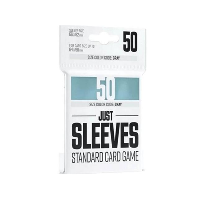 GAMEGENIC JUST SLEEVES: STANDARD CARD GAME CLEAR (50 CT.)