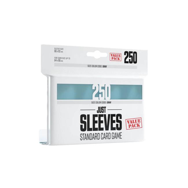 Gamegenic Just Sleeves Standard Card Game Value Pack Clear (250 ct.) 