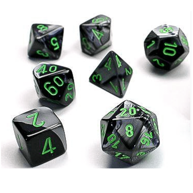 Gemini® Mini-Polyhedral Black-Grey/green 