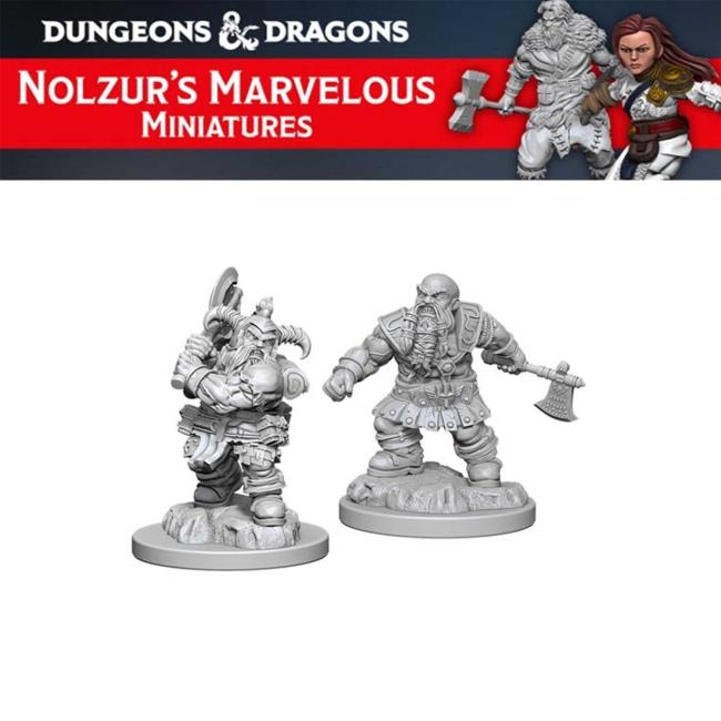 Male Dwarf Barbarian Nolzur's Marvelous Unpainted Minis