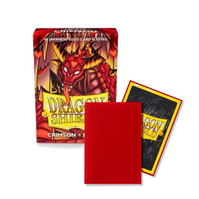 Crimson Red Sleeve Card Protectors