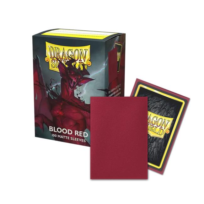 Blood Red Card Sleeve Protector