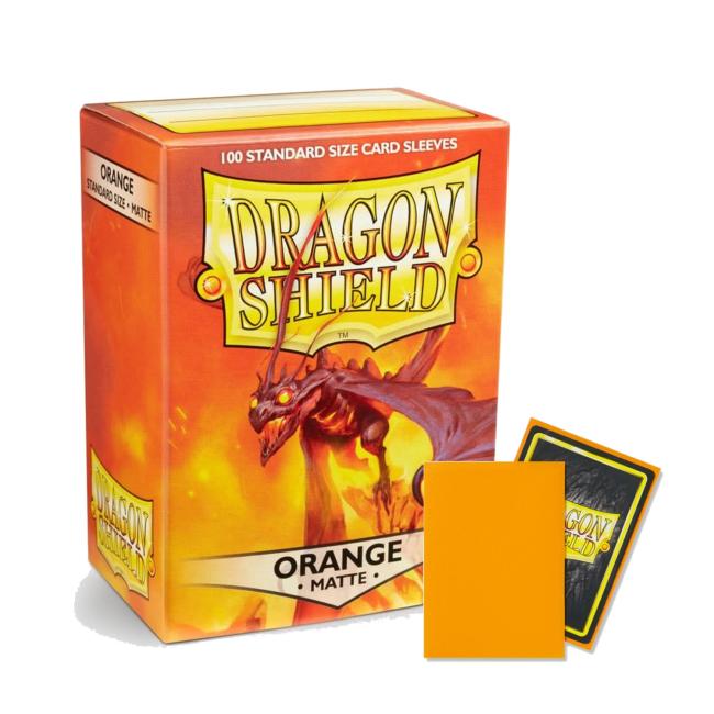 Orange Card Sleeve Protectors