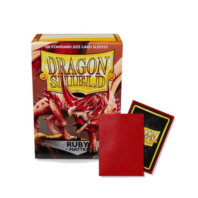 Red Sleeve Card Protectors