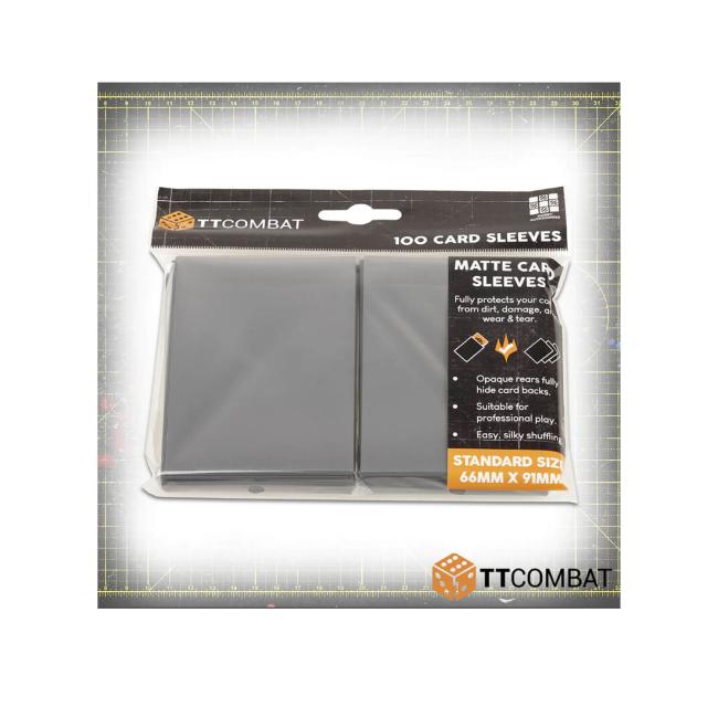 TT Combat: Standard Card Sleeves: Grey