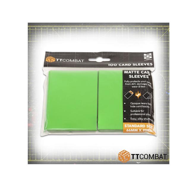 TT Combat: Standard Card Sleeves: Light Green