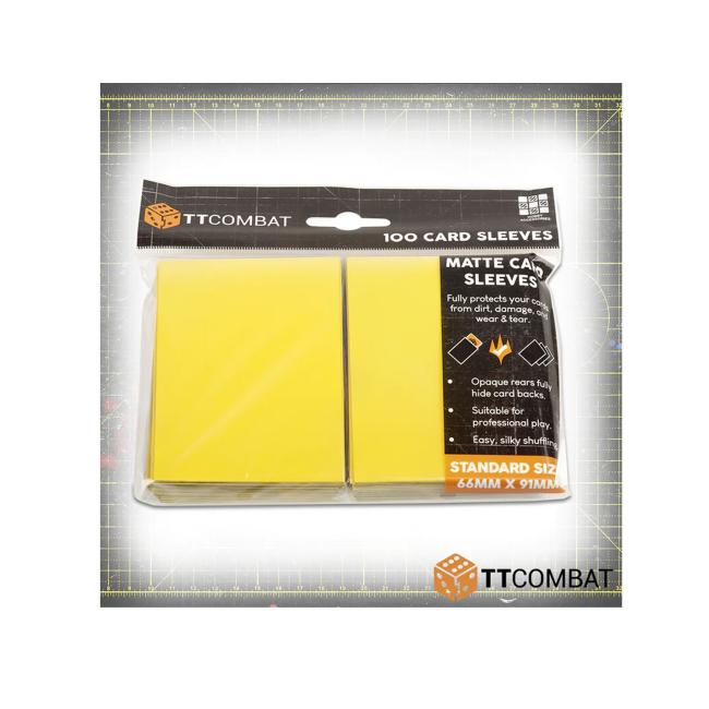 TT Combat: Standard Card sleeves: Yellow