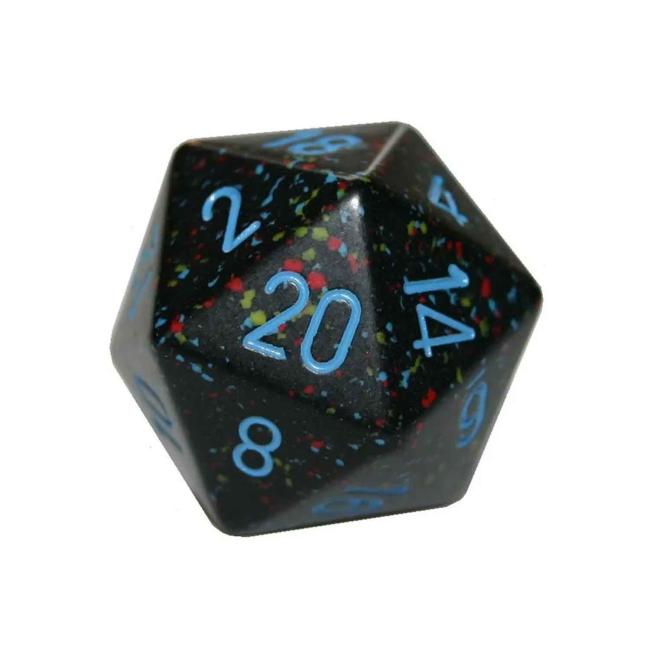 Chessex Jumbo: Speckled 34mm d20 Blue Stars™