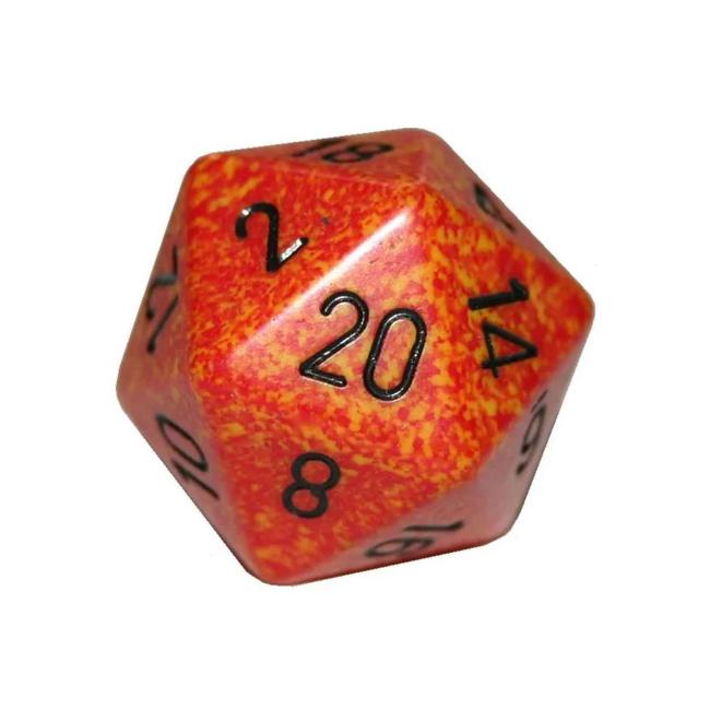 Chessex Jumbo: Speckled 34mm d20 Fire™